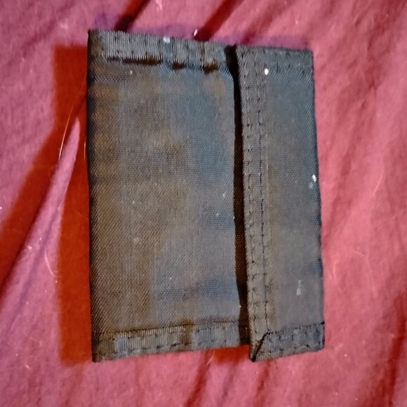 Vintage Black Rambo Sylvester Stallone Tri Fold Velcro Wallet - Picture 2 of 4